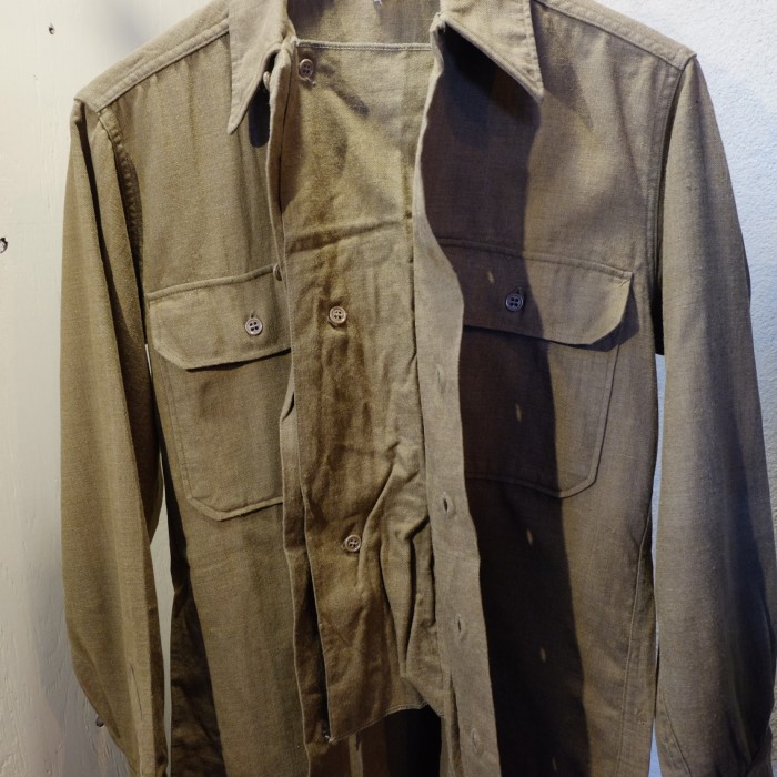 50s　us military gas protective shirt | Vintage.City 古着屋、古着コーデ情報を発信