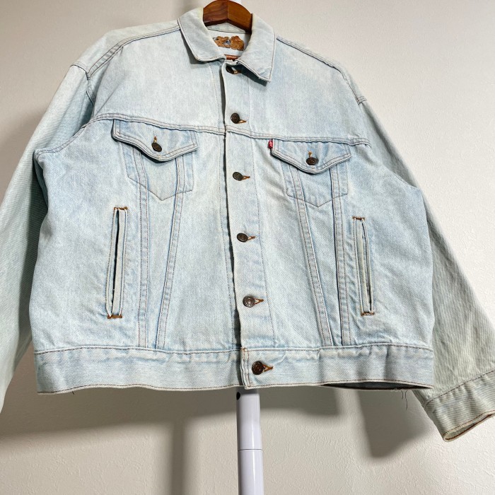 90s USA製 Levi's 70507 Denim Jacket Fade Light Blue リーバイス デニムジャケット | Vintage.City 빈티지숍, 빈티지 코디 정보