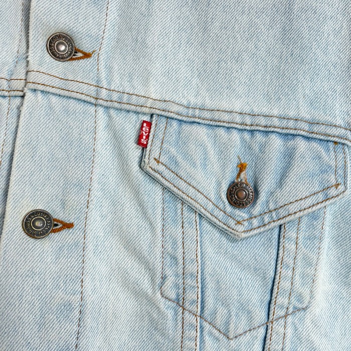 90s USA製 Levi's 70507 Denim Jacket Fade Light Blue リーバイス デニムジャケット | Vintage.City 빈티지숍, 빈티지 코디 정보