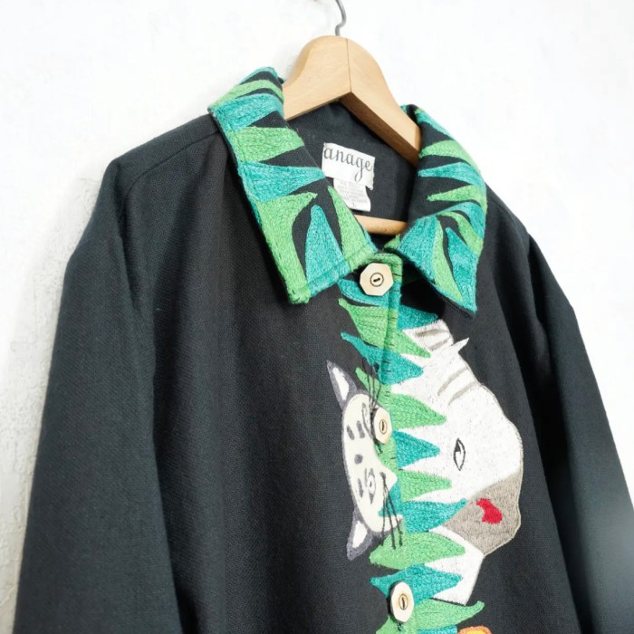 *SPECIAL ITEM* USA VINTAGE anage ANIMAL EMBROIDERY DESIGN JACKET/アメリカ古着アニマル刺繍デザインジャケット | Vintage.City 古着屋、古着コーデ情報を発信