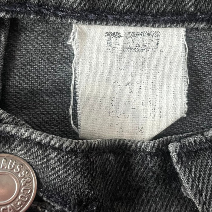 Made in USA Levi's 517 アメリカ製リーバイス先染めブラックブーツカットデニムパンツ | Vintage.City 古着屋、古着コーデ情報を発信