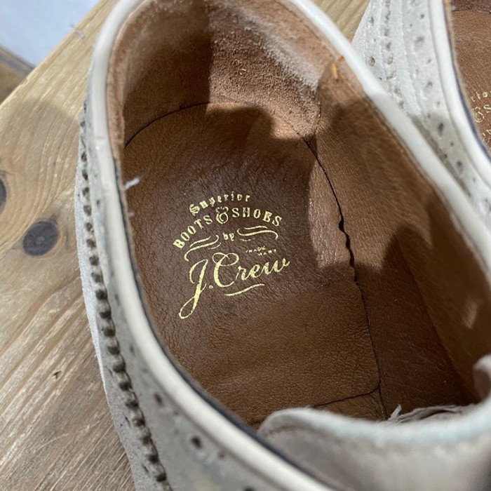 " j.crew " white suede leather shoes | Vintage.City 古着屋、古着コーデ情報を発信