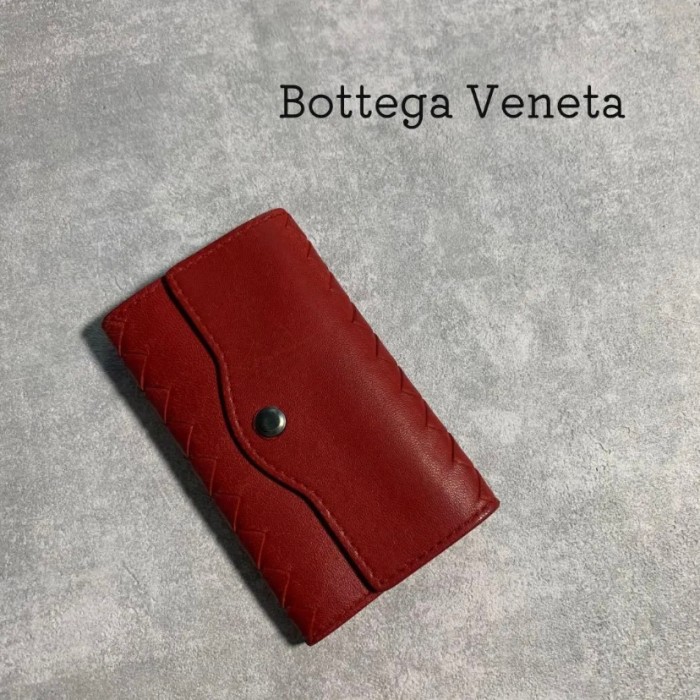 BOTTEGA VENETA ボッテガヴェネタ キーケース イントレチャート 赤 | Vintage.City 빈티지숍, 빈티지 코디 정보