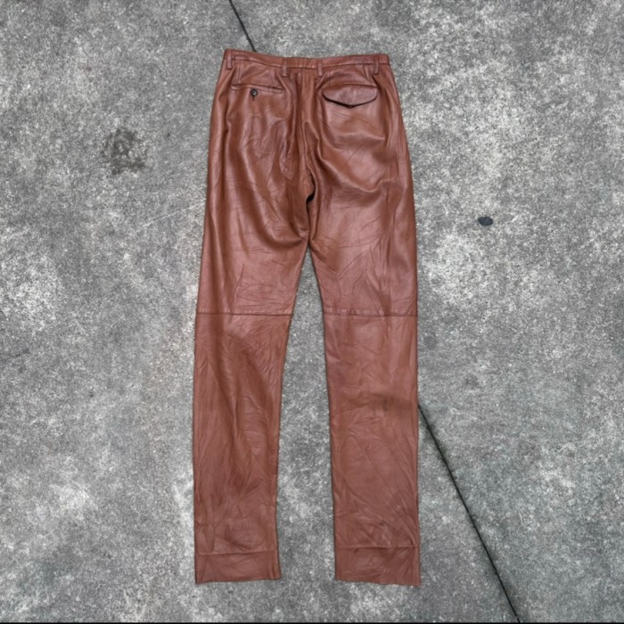 JILSANDER 2012AW ラフ期最後 rafsimons  leatherpants 46 | Vintage.City 빈티지숍, 빈티지 코디 정보