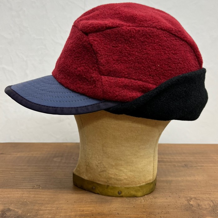 90'S PATAGONIA "SYNCHILLA DUCKBILL CAP" フリースキャップ ダークレッド/ブラック USA製 (VINTAGE) | Vintage.City Vintage Shops, Vintage Fashion Trends