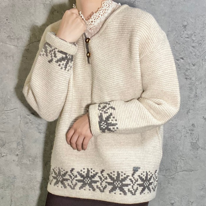 Distler tyrol knit sweater | Vintage.City 빈티지숍, 빈티지 코디 정보