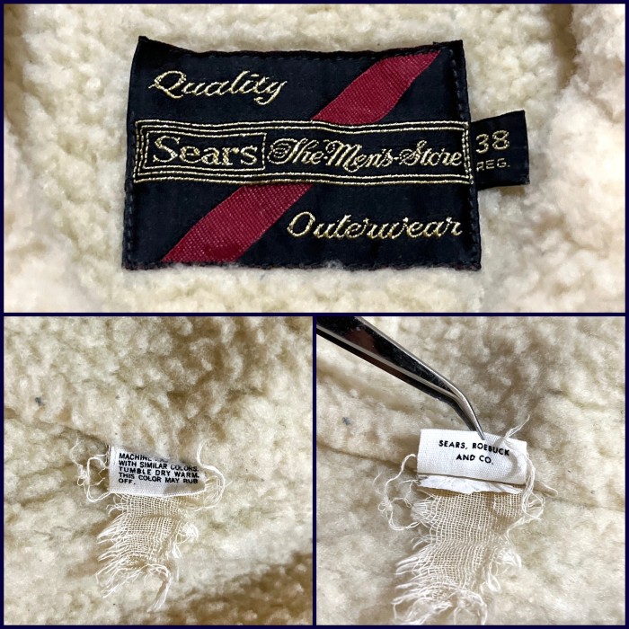 70’s 80’s Sears Outer wear デニム ボアコート | Vintage.City 빈티지숍, 빈티지 코디 정보