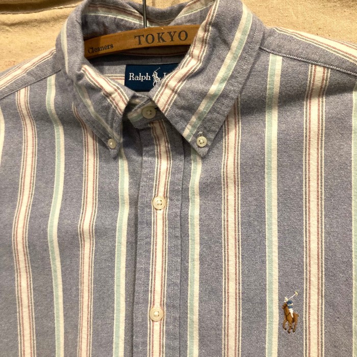 "Ralph Lauren" 長袖ストライプシャツ | Vintage.City 古着屋、古着コーデ情報を発信