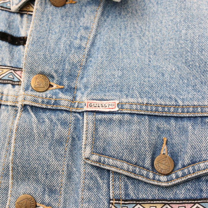 Georges Marciano by GUESS デザインデニムジャケット Denim Jacket | Vintage.City 古着屋、古着コーデ情報を発信