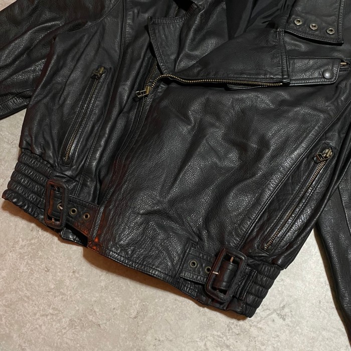 80’s ficce designed riders jacket | Vintage.City 古着屋、古着コーデ情報を発信