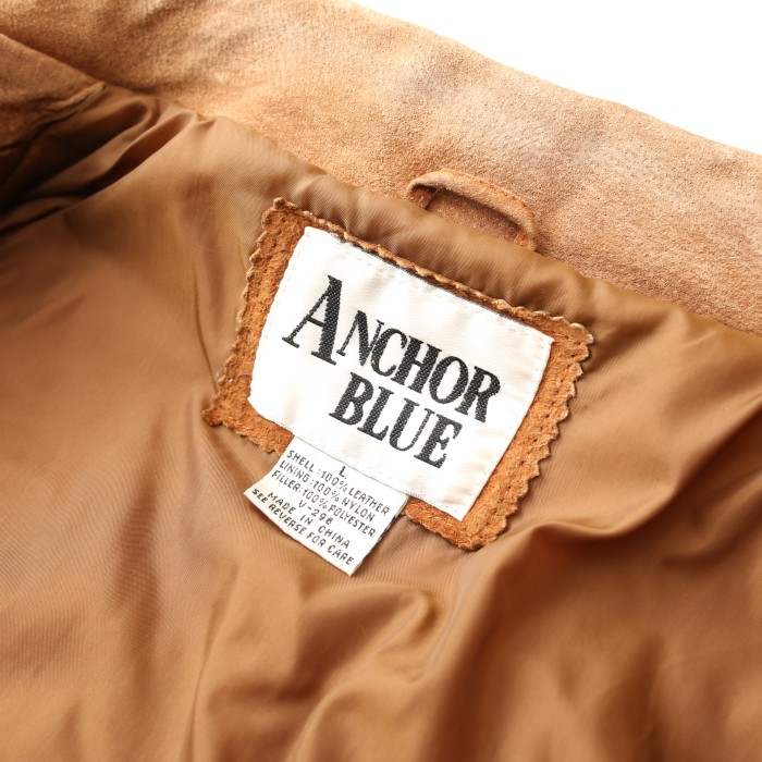 ブラウン スエードレザー ジャケット Brown Suede Leather Jacket | Vintage.City 古着屋、古着コーデ情報を発信