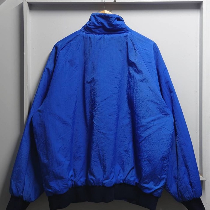 90’s Cal Craft 裏地フリース ナイロン ウォームアップ ジャケット ブルー XL 米企業物 | Vintage.City 古着屋、古着コーデ情報を発信