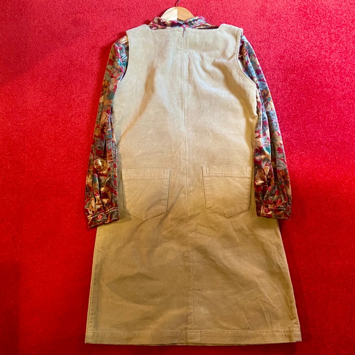 L.L.Bean ジャンパースカート ジャンスカワンピース ベージュ | Vintage.City 古着屋、古着コーデ情報を発信