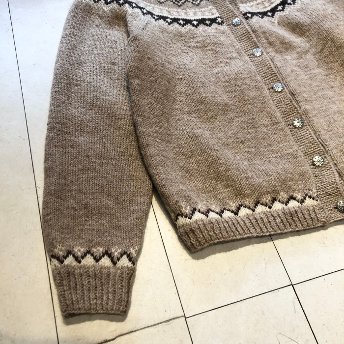 60's  Vintage Nordic cardigan "Hand Knit in Norway" | Vintage.City 古着屋、古着コーデ情報を発信