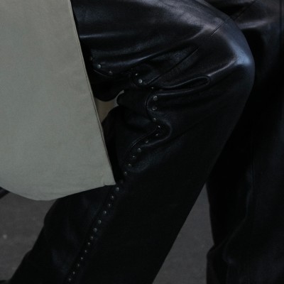 90’s Studs black leather pants | Vintage.City 古着屋、古着コーデ情報を発信