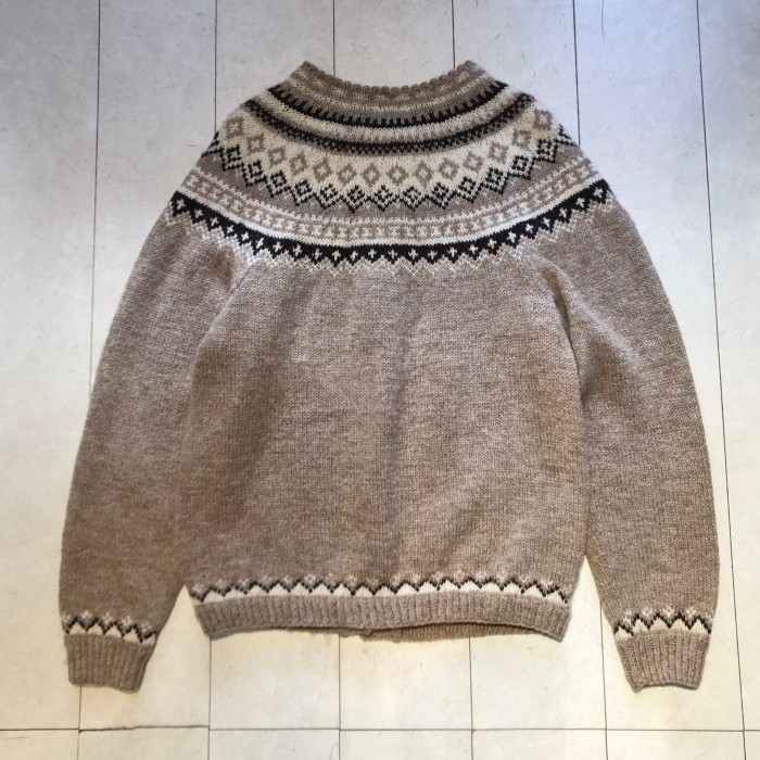 60's  Vintage Nordic cardigan "Hand Knit in Norway" | Vintage.City 古着屋、古着コーデ情報を発信