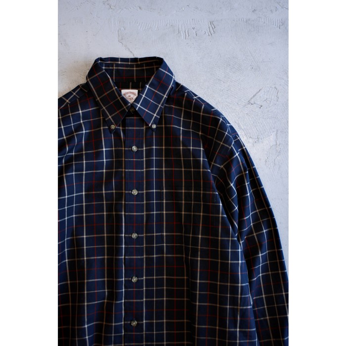 1990s “Brooks Brothers” Plaid Shirt | Vintage.City 古着屋、古着コーデ情報を発信