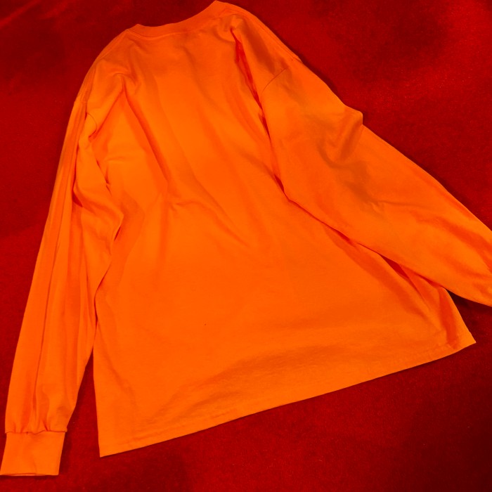 GILDAN オレンジ無地ロンT 長袖Tシャツ XL オーバーサイズ | Vintage.City 古着屋、古着コーデ情報を発信