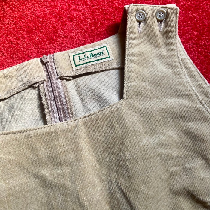 L.L.Bean ジャンパースカート ジャンスカワンピース ベージュ | Vintage.City 古着屋、古着コーデ情報を発信