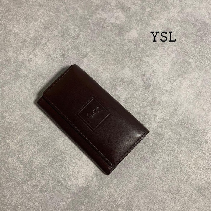 Yves Saint Laurent イヴ・サンローラン キーケース wホック | Vintage.City 古着屋、古着コーデ情報を発信