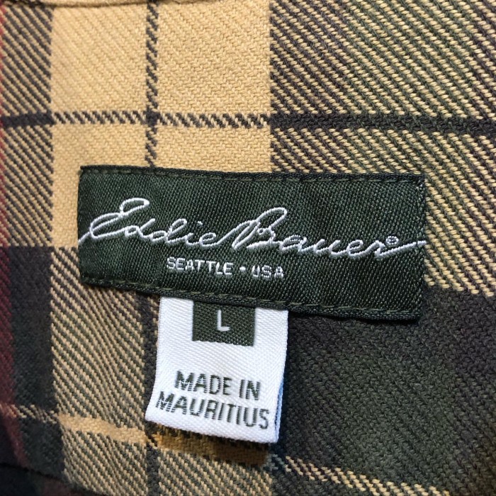 Eddie Bauer Plaided shirt | Vintage.City 古着屋、古着コーデ情報を発信