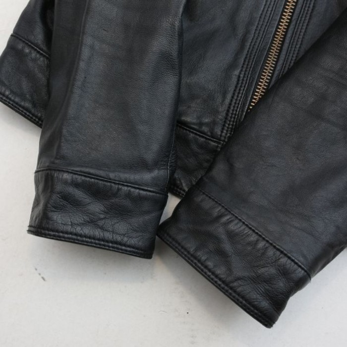 Black Leather Jacket | Vintage.City 古着屋、古着コーデ情報を発信