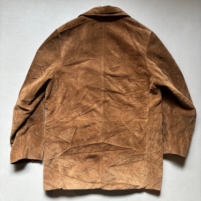 BANANA REPUBLIC suède leather tailored jacket  バナナリパプリック バナリパ スエードレザーテーラードジャケット | Vintage.City 古着屋、古着コーデ情報を発信