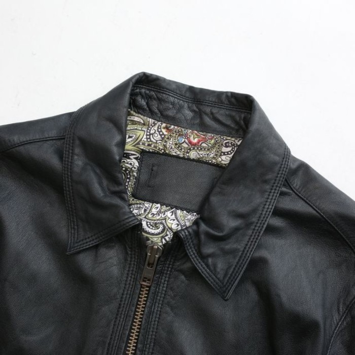 Black Leather Jacket | Vintage.City 古着屋、古着コーデ情報を発信