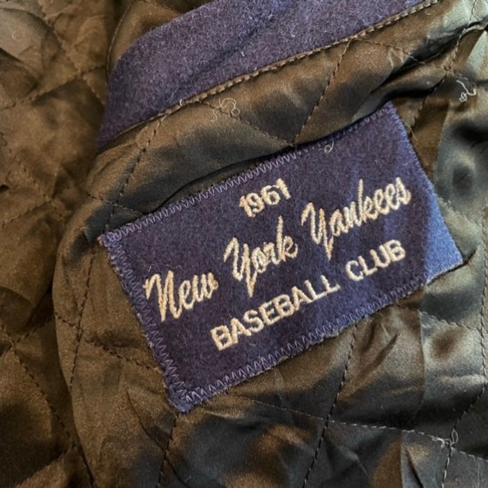 MITCHELL & NESS AUTHENTIC WOOL STADIUM JACKET 1961 MLB NEWYORK YANKEES made in USA | Vintage.City 古着屋、古着コーデ情報を発信