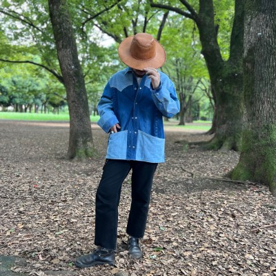 redad western snap jacket(denim) | Vintage.City 古着屋、古着コーデ情報を発信