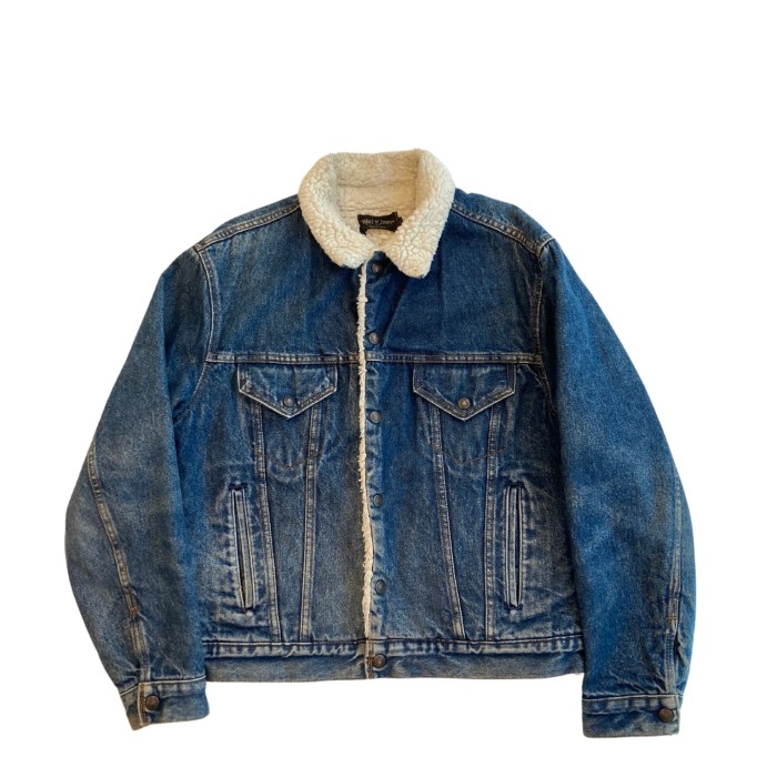 90s REED ST JAMES × LEVI'S OEM DENIM BOA JACKET made in USA | Vintage.City 古着屋、古着コーデ情報を発信