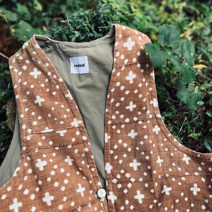 redad MALI vest(brown) | Vintage.City 古着屋、古着コーデ情報を発信