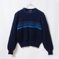 blue line sweater | Vintage.City 빈티지숍, 빈티지 코디 정보