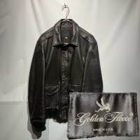 ⭐︎ 80’s “Golden Fleece” A-2 type leather jacket ⭐︎ | Vintage.City 古着屋、古着コーデ情報を発信