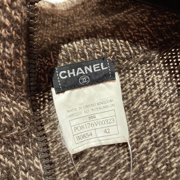 シャネル　バックココ　ニットセーター　ハーフジップ #42    96A | Vintage.City 古着屋、古着コーデ情報を発信