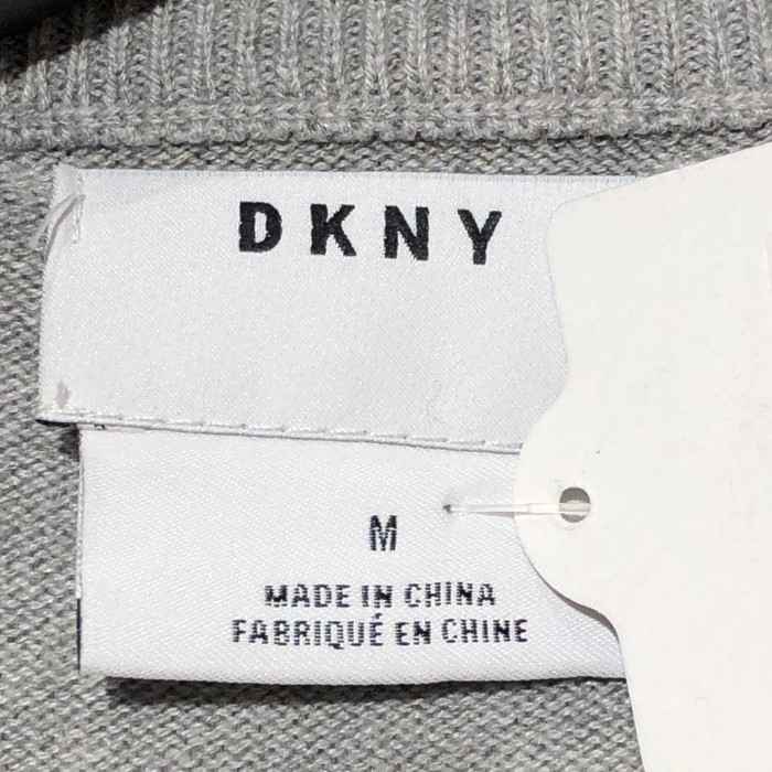DKNY/bkny/knit/long T-shirt/gray/ディーケーエヌワイ/ニット/ロンT/グレー | Vintage.City 古着屋、古着コーデ情報を発信