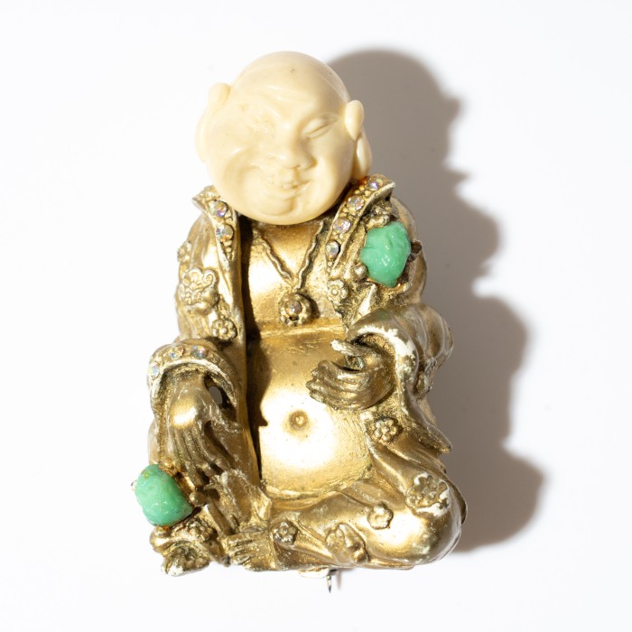 60s USA 「HAR」 Vintage buddha brooch | Vintage.City 빈티지숍, 빈티지 코디 정보
