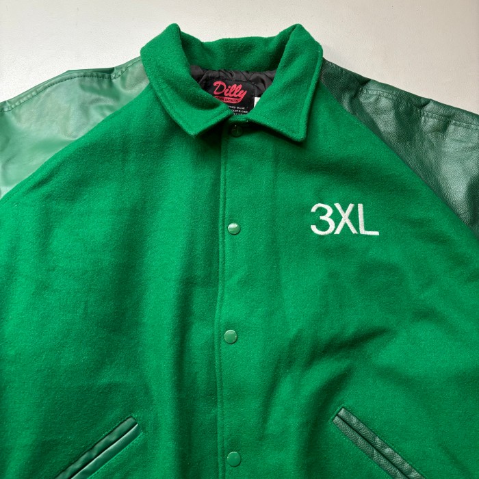 Dilly letter jackets “3XL” レタージャケット スタジャン サンプル品 メルトンレザー | Vintage.City 古着屋、古着コーデ情報を発信