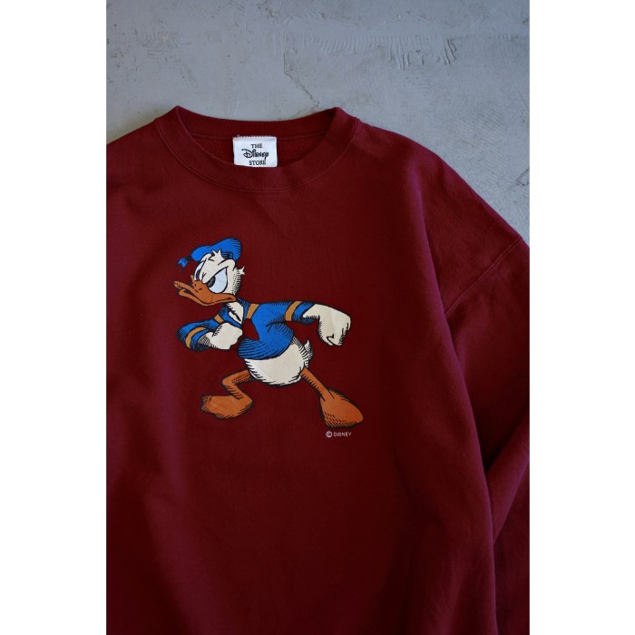 1990s ©︎Disney “Donald Duck” Print Sweatshirt | Vintage.City 古着屋、古着コーデ情報を発信
