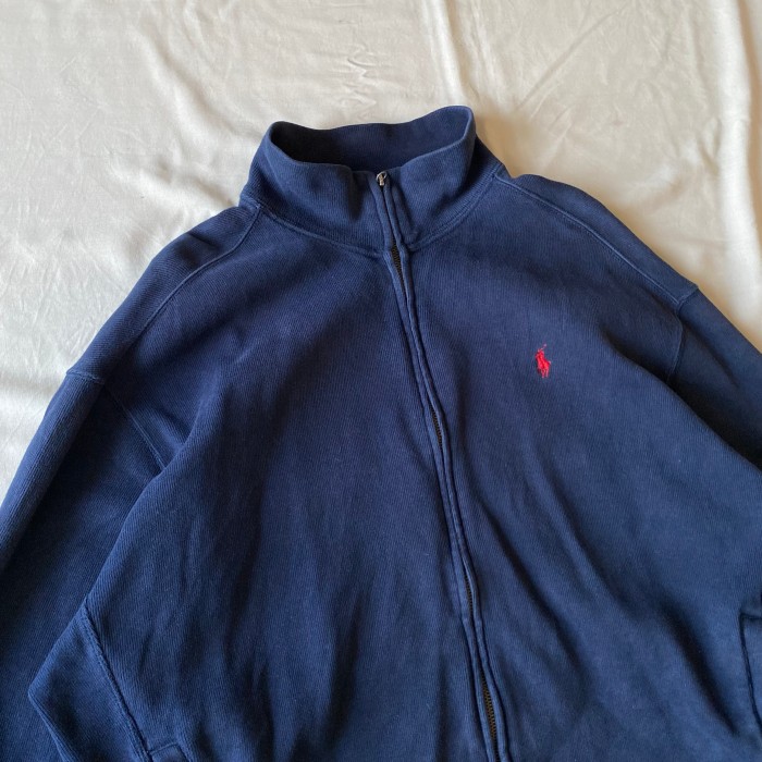 90s / 《Ralph Lauren》sweat zip up jacket ラルフローレン スウェット トラックジャケット | Vintage.City 빈티지숍, 빈티지 코디 정보