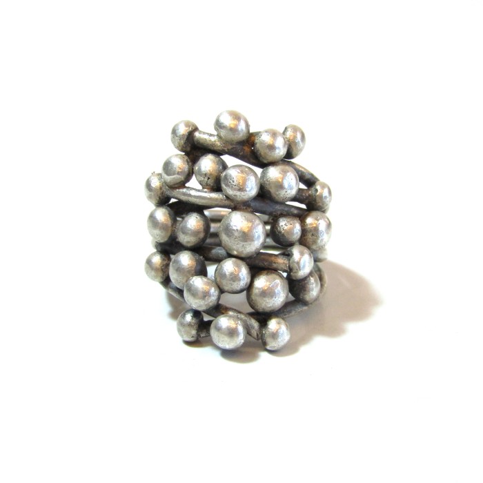 Vintage Karen silver ball design ring | Vintage.City 古着屋、古着コーデ情報を発信