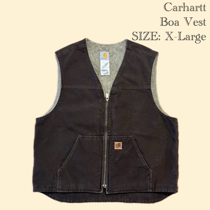 Carhartt Boa Vest - X-Large | Vintage.City Vintage Shops, Vintage Fashion Trends