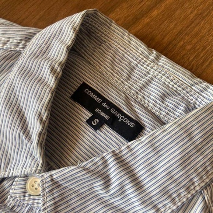 2006SS コムデギャルソン オム マルチポケット ストライプ 半袖シャツ | Vintage.City 古着屋、古着コーデ情報を発信