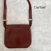 Cartier ミニショルダーバッグ　マストライン　ボルドー　ビンテージ | Vintage.City 古着屋、古着コーデ情報を発信