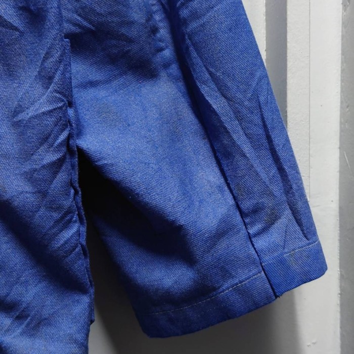 Vintage French Work コットンツイル カバーオール ブルー系 サイズ176/104 ユーロ ワークジャケット | Vintage.City 古着屋、古着コーデ情報を発信