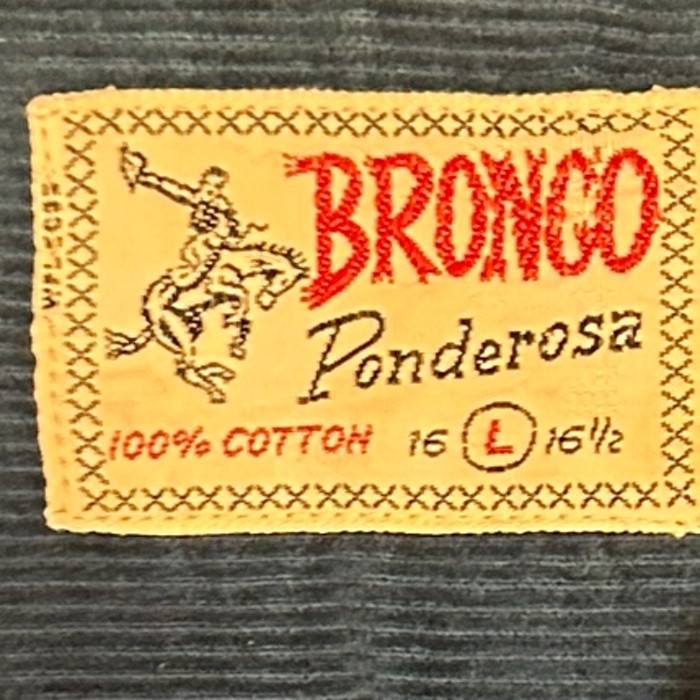 60'S BRONGO LACE-UP PULLOVER L/S CORDUROY SHIRTS | Vintage.City 古着屋、古着コーデ情報を発信