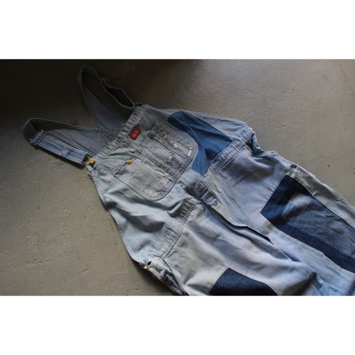 90's Dickies denim overalls "junk" | Vintage.City 古着屋、古着コーデ情報を発信