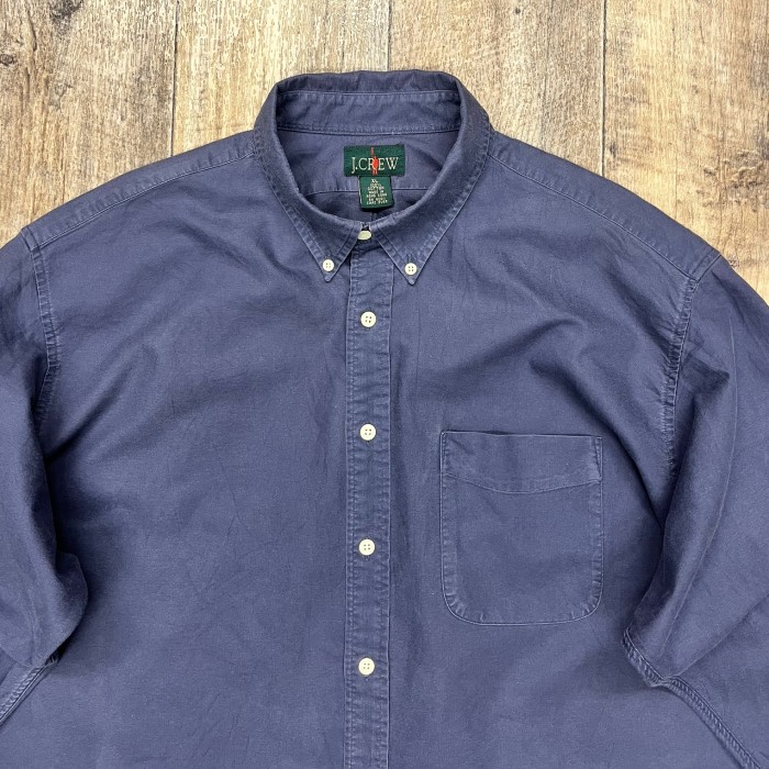 90'S J.CREW 旧タグ オックスフォード BDシャツ ネイビー (VINTAGE) | Vintage.City 빈티지숍, 빈티지 코디 정보