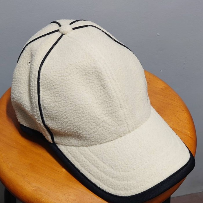 90-00’s adidas ロゴ刺繍 フリース キャップ オフホワイト OSFX 60-63cm 帽子 1990-2000年代 | Vintage.City 古着屋、古着コーデ情報を発信