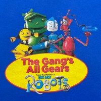 00s "見かけないムービーT" ROBOTS The Gang's All Gears tシャツ movie 2005  20世紀スタジオ　キャラクター | Vintage.City 古着屋、古着コーデ情報を発信